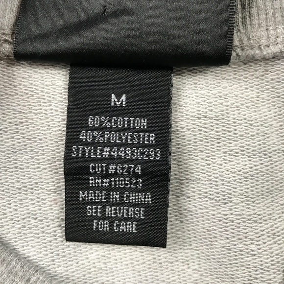 L.A. Kitty Pullover Sweatshirt Gray & Light Blue - Picture 6 of 8